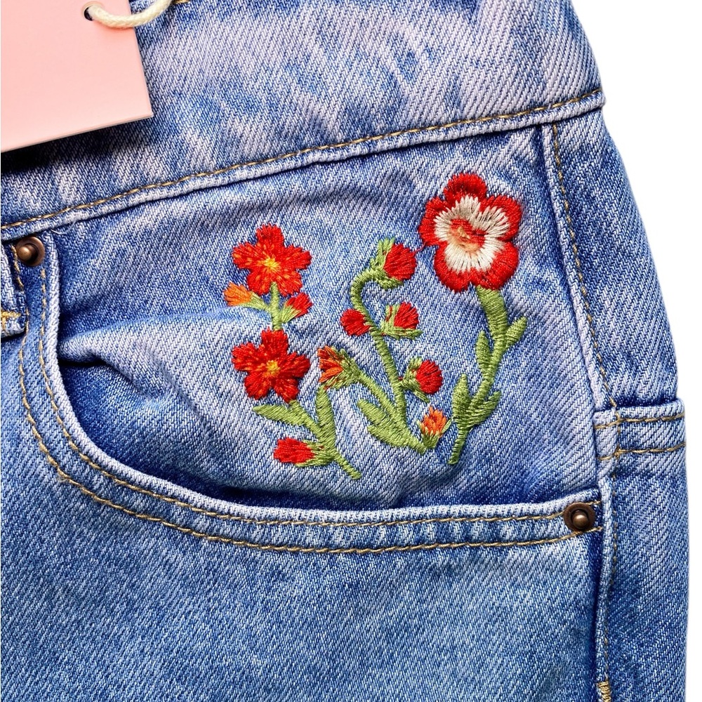 Bar by Alexa Rae Wildflower Floral Embroidered Jeans NWT - Picture 5 of 16